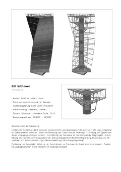 Präsentationsblatt: BBI-Info-Tower