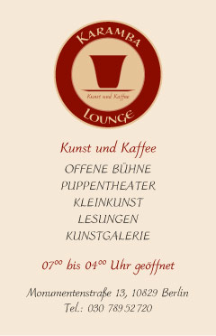 Visitenkartenlayout 03 für Karamba-Lounge