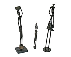 Standfiguren schwarz