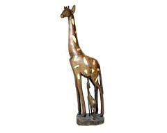 Giraffe mit Kind