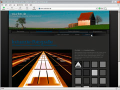 Layoutvorschlag 01 - Bildpräsentation mit erweiterter Navigation