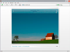 Layoutvorschlag 02 - Bildpräsentation mit Bildnavigationsrollover